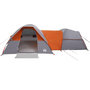 Voir la diapositive 5 : VIDAXL Tente de camping 5 personnes gris et orange impermeable