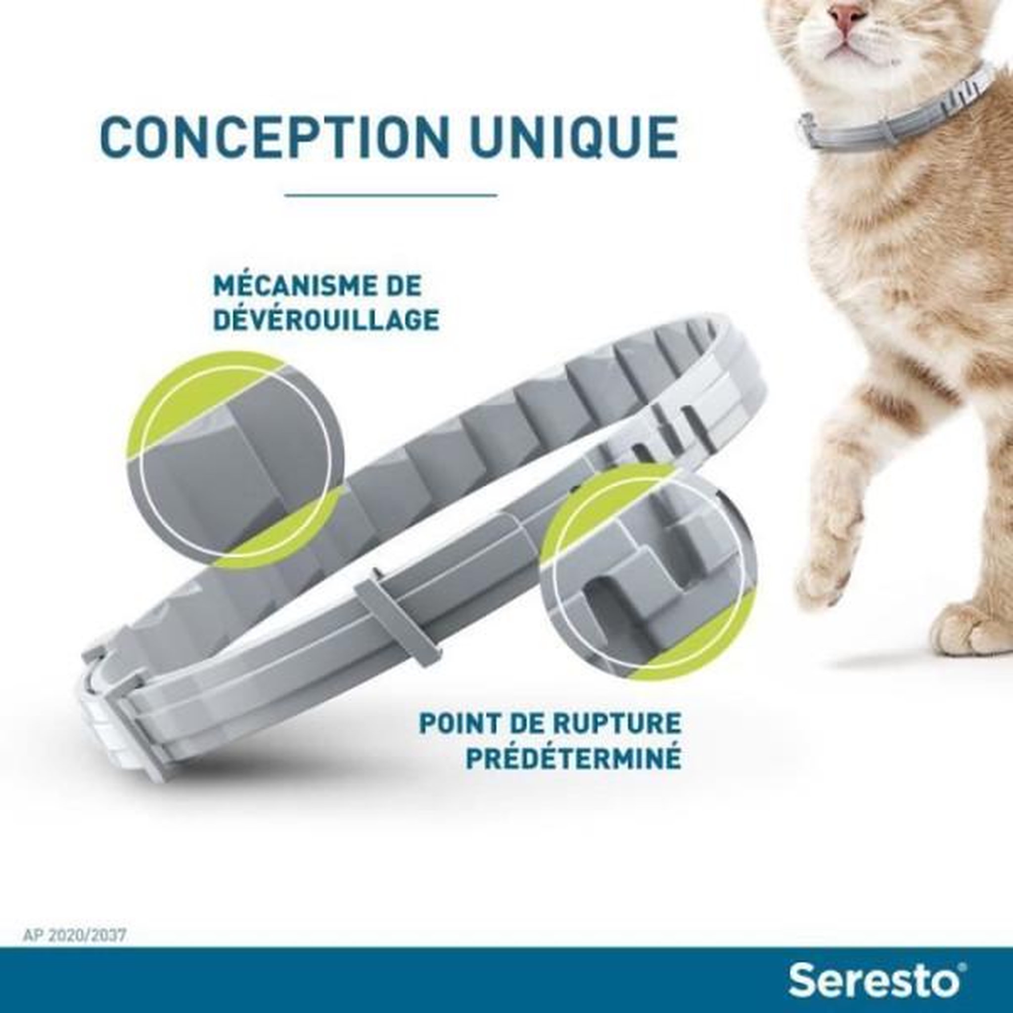 Voir la diapositive 4 : Seresto Seresto chien collier anti-puces et anti-tiques +8kg 1 unité
