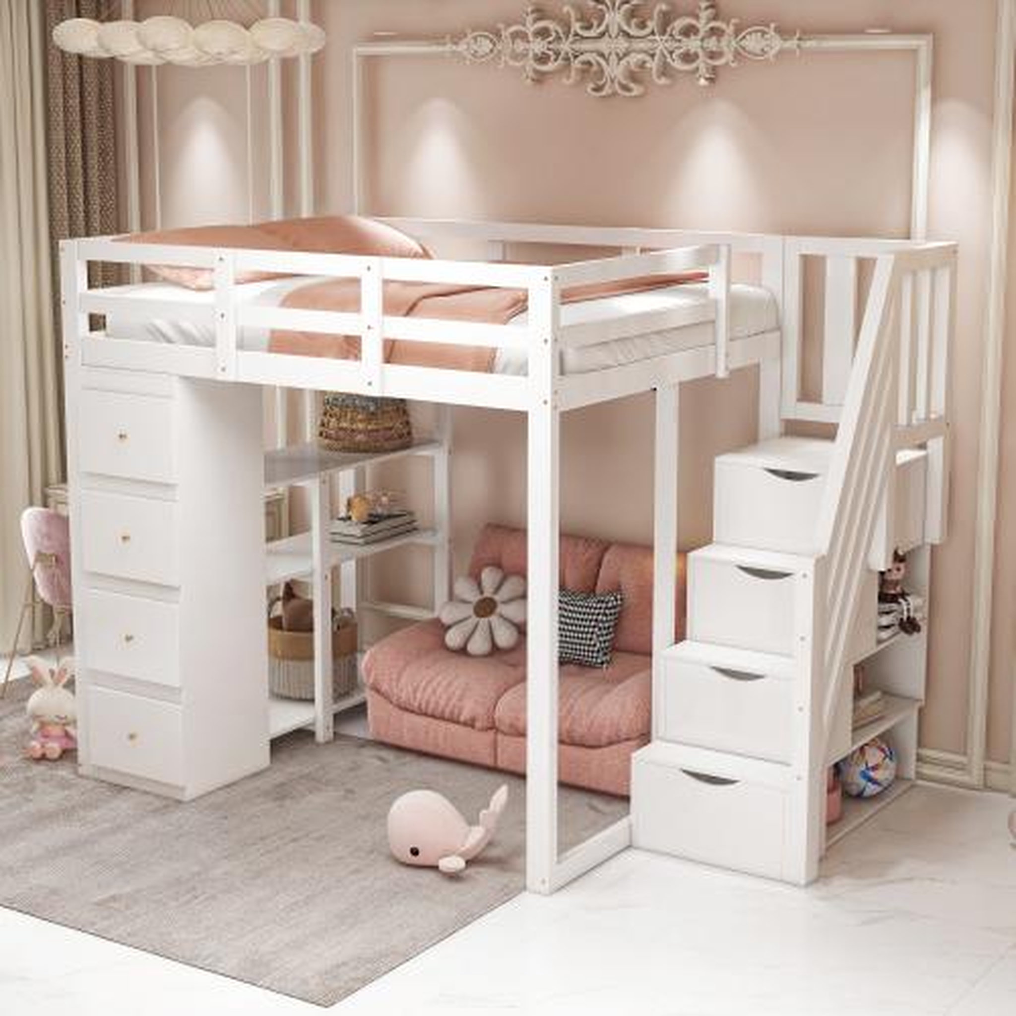 Voir la diapositive 2 : MERAX Lit mezzanine enfant