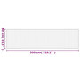 Voir la diapositive 6 : VIDAXL Tapis rectangulaire marron 80x300 cm bambou
