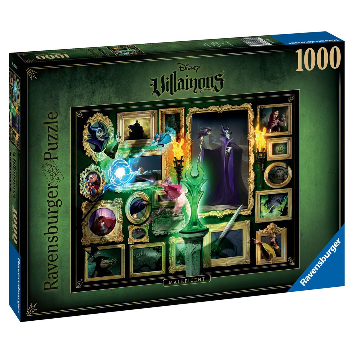 RAVENSBURGER Puzzle 1000 pièces - Maléfique / Disney Méchants