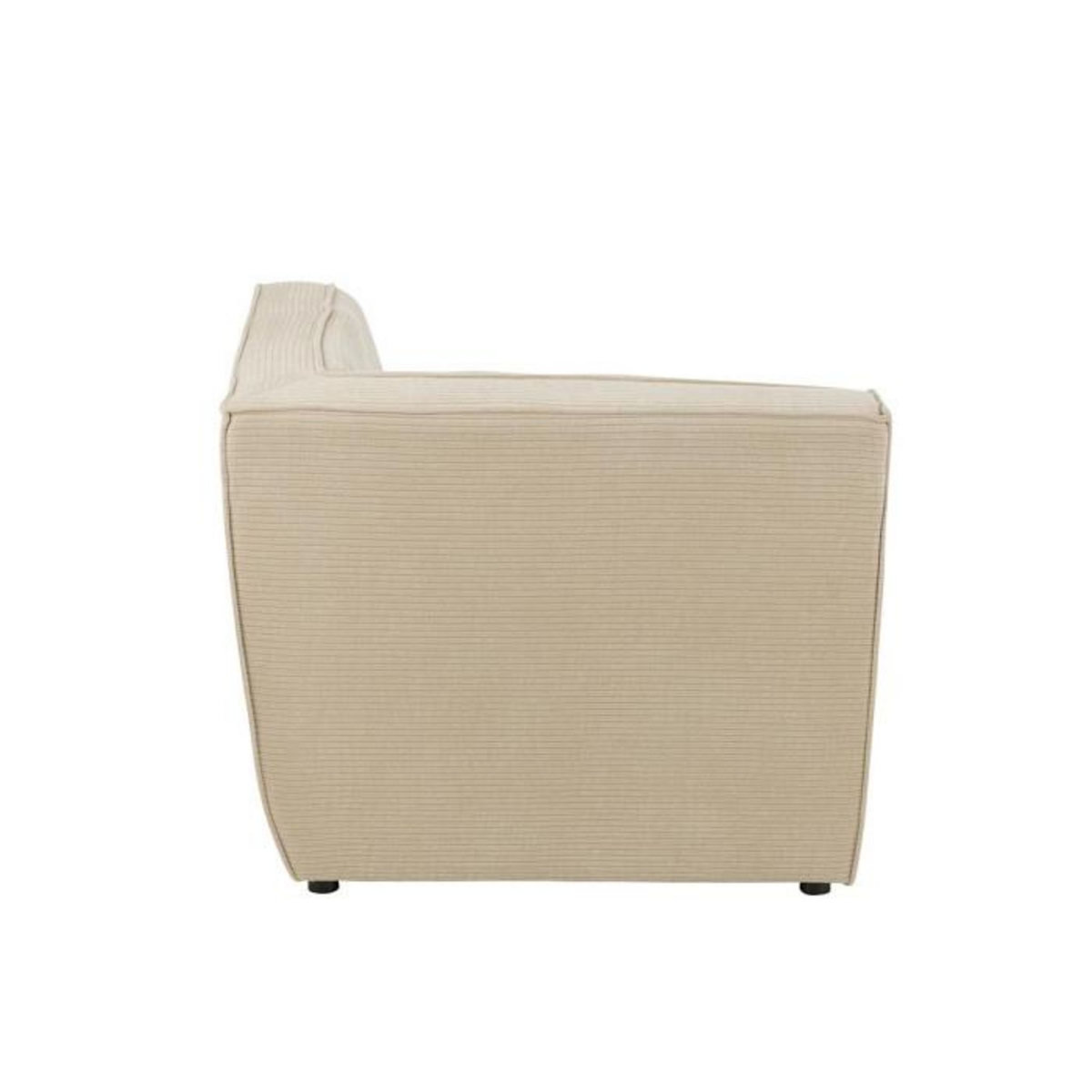 Paris Prix Module Canapé d'Angle Matelassé  Grid  98cm Beige