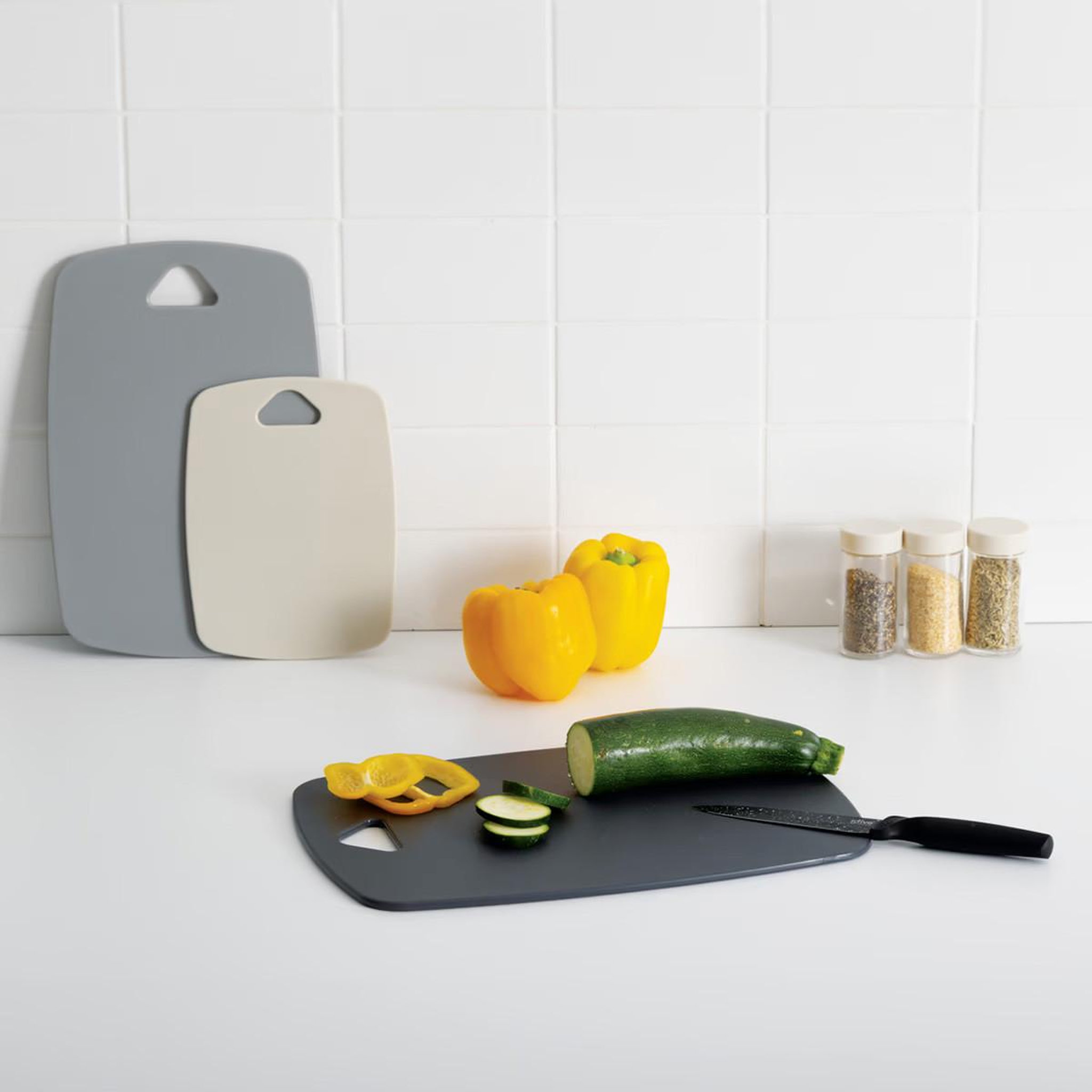 Voir la diapositive 5 : FIVE Lot de 3 planches à découper  néo  35cm multicolore