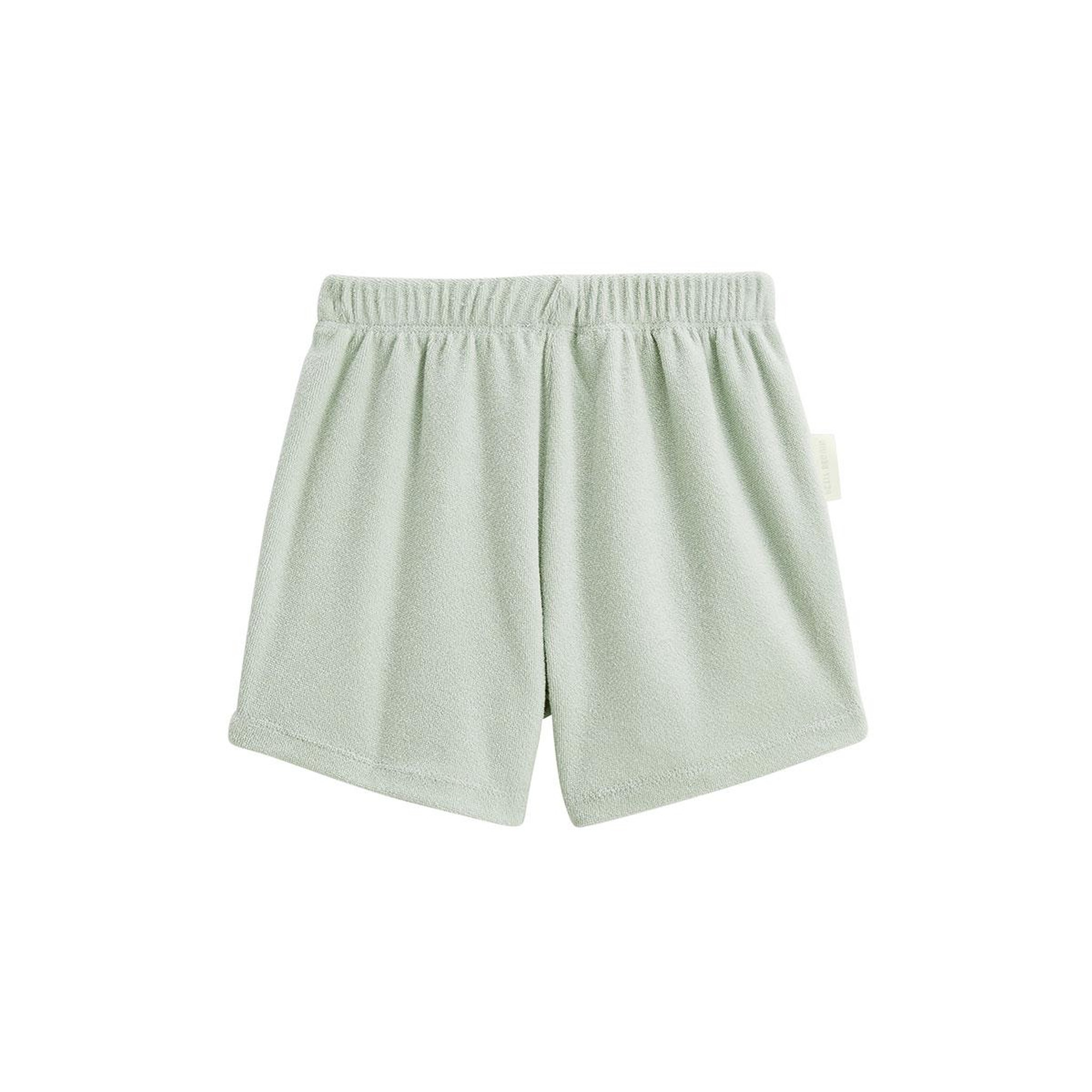Voir la diapositive 4 : Petit Béguin Lot de 2 shorts enfant en éponge cayo coco