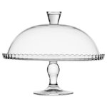 SECRET DE GOURMET Présentoir à Gâteau Avec Cloche  Lara  32cm Transparent