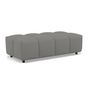Voir la diapositive 2 : LISA DESIGN Adelaide - pouf en tissu texturé
