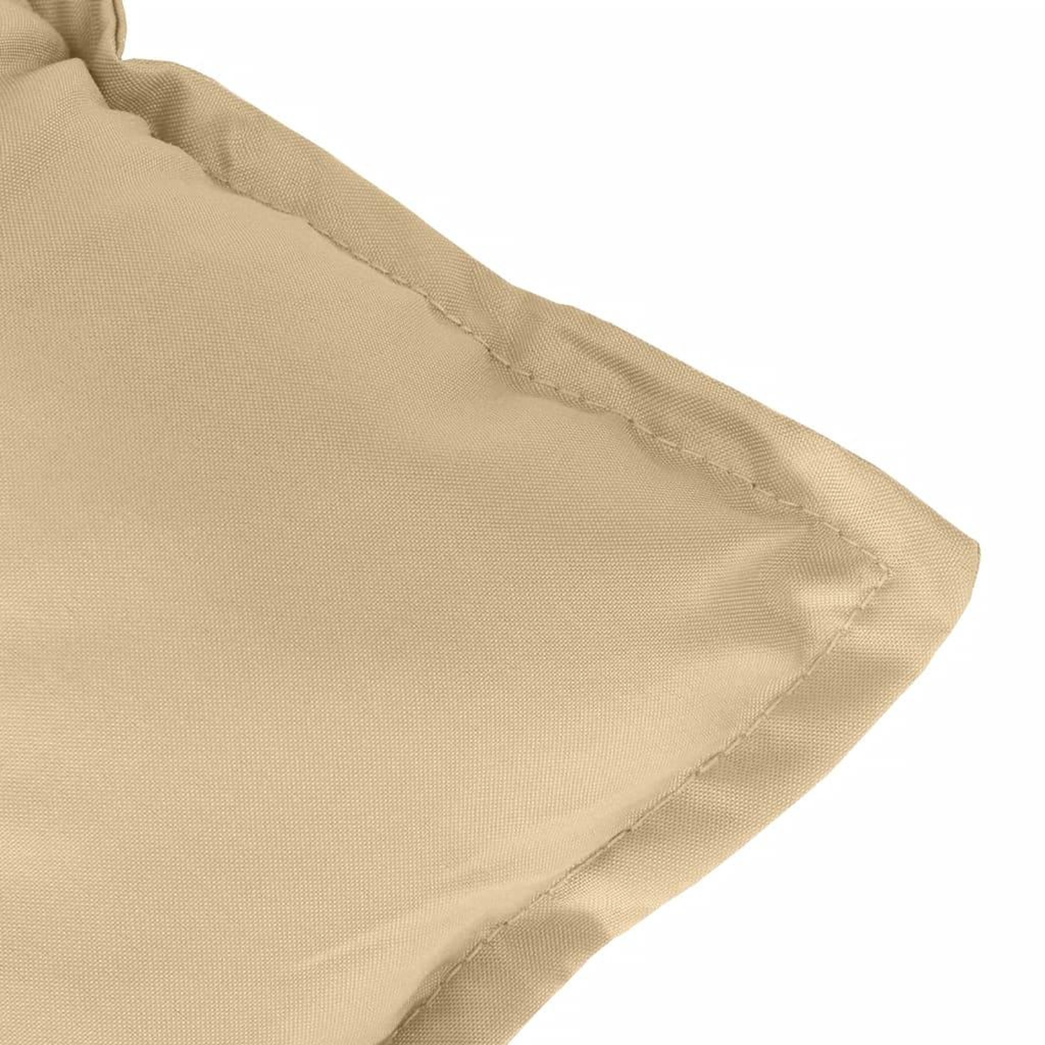 Voir la diapositive 5 : VIDAXL Coussin de banc de jardin beige melange 120x50x7 cm tissu