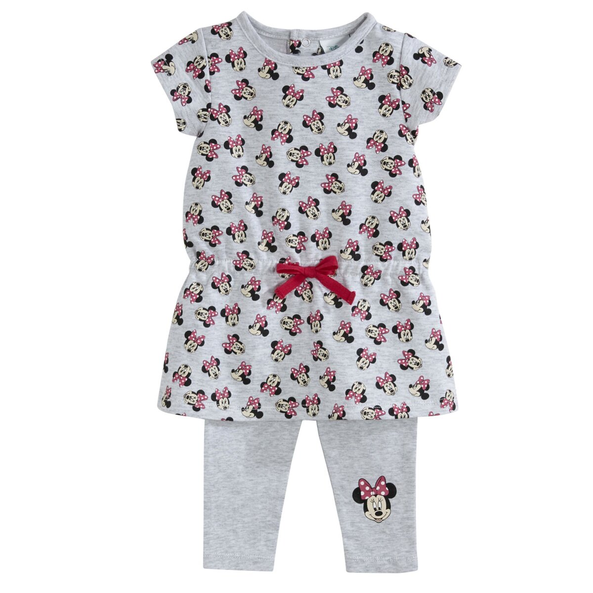 MINNIE Ensemble molleton robe legging b b fille pas cher