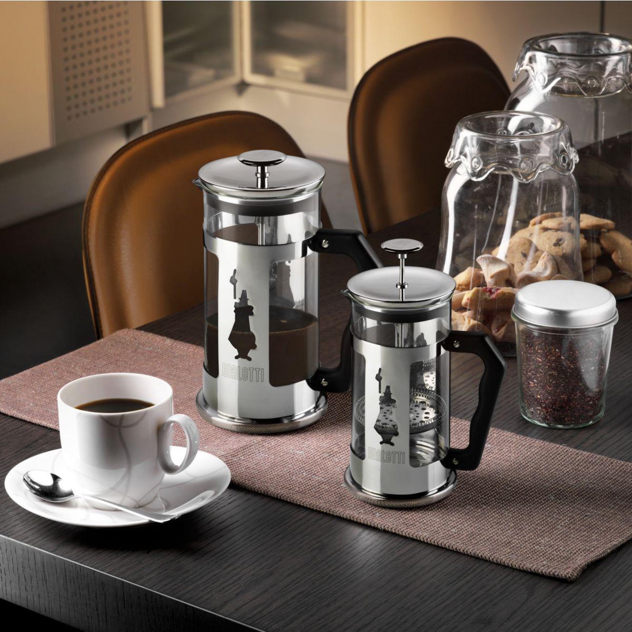 Voir la diapositive 2 : BIALETTI Cafetière à piston french press preziosa 1 litre