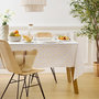 Voir la diapositive 4 : ATMOSPHERA Nappe Imprimé  Fruity 140x240cm Blanc