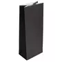 Rayher Sac en papier à fond plat, noir, 10x24x6cm, 80g / m², 25 pces