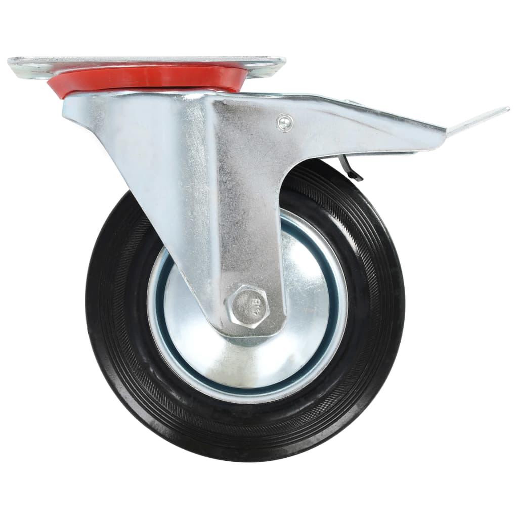 Voir la diapositive 4 : VIDAXL Roulettes pivotantes avec double frein 4 pcs 160 mm