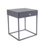 Voir la diapositive 1 : Paris Prix Table de Chevet 1 Tiroir  Bakal  50cm Gris