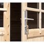 Voir la diapositive 4 : Habitat et Jardin Abri de jardin bois  Alex  - 20.20 m² - 4.80 x 4.00 x 2.39 m - 28 mm