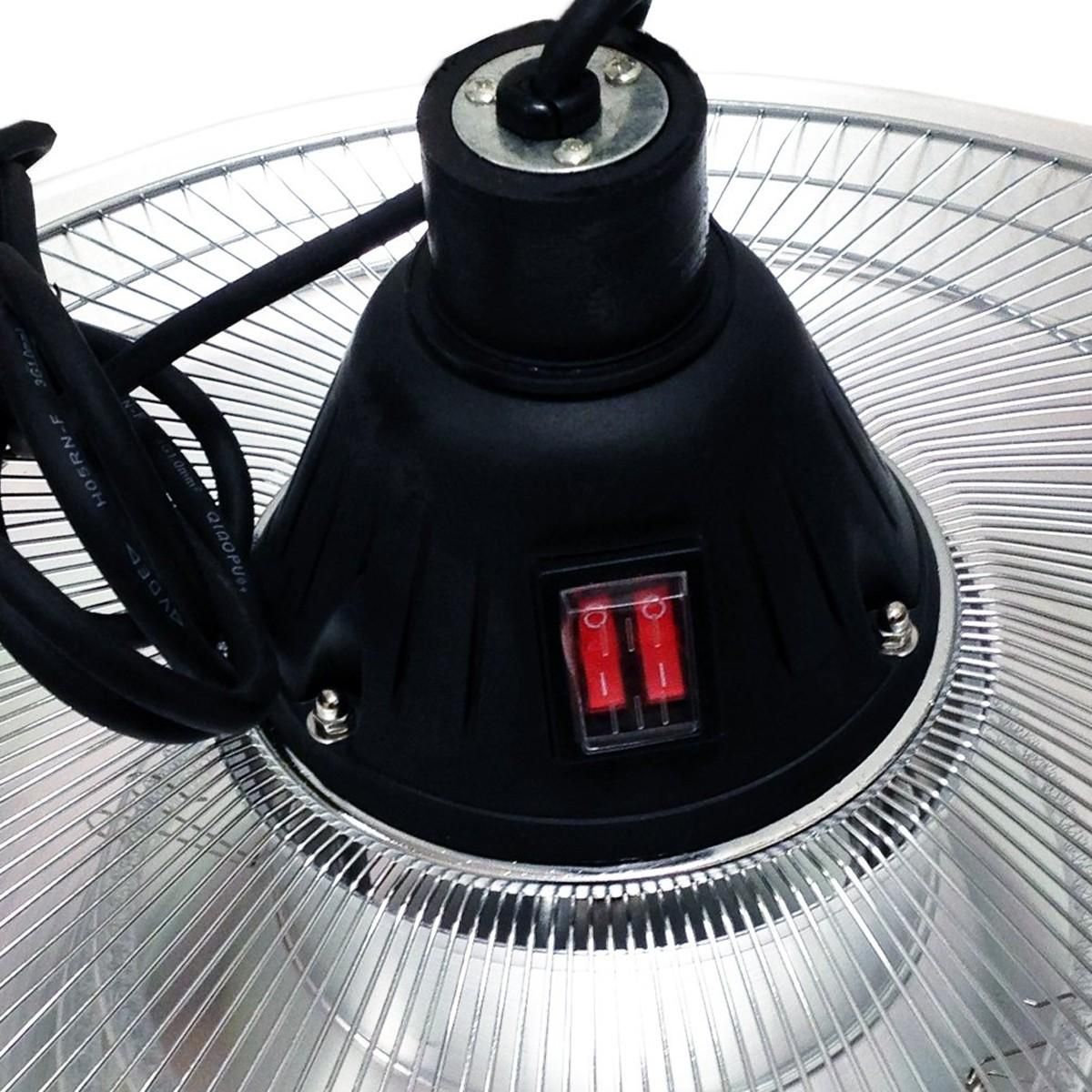 Kemper Parasol chauffant ELEKTRIC 2000W infrarouges Mat téléscopique Hauteur réglable 1.80 à 2.10m KEMPER