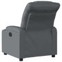 Voir la diapositive 5 : VIDAXL Fauteuil inclinable electrique Gris Similicuir