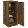 Voir la diapositive 4 : VIDAXL Armoire a chaussures Chene fume 30x35x70 cm Bois d'ingenierie