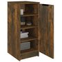 Voir la diapositive 4 : VIDAXL Armoire a chaussures Chene fume 30x35x70 cm Bois d'ingenierie