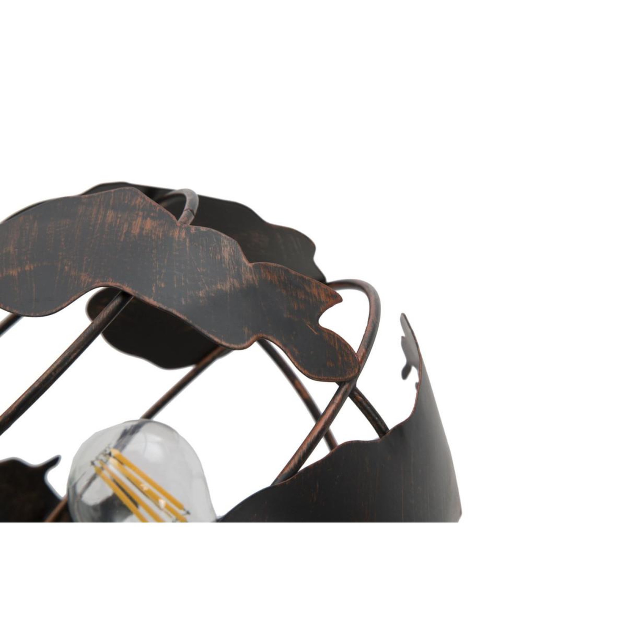 Voir la diapositive 6 : Paris Prix Lampe à poser en métal  world  40cm noir