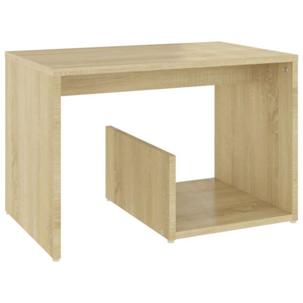 VIDAXL Table d appoint chêne sonoma 59x36x38 cm bois d ingénierie