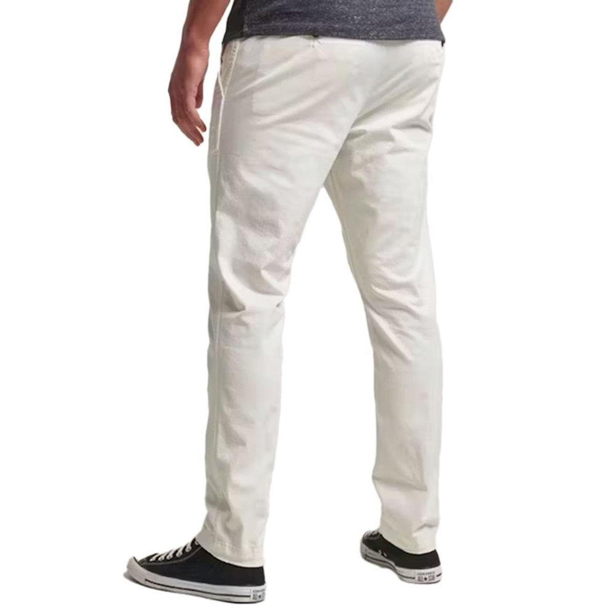 SUPERDRY Pantalon Chino Blanc Homme Superdry Officers
