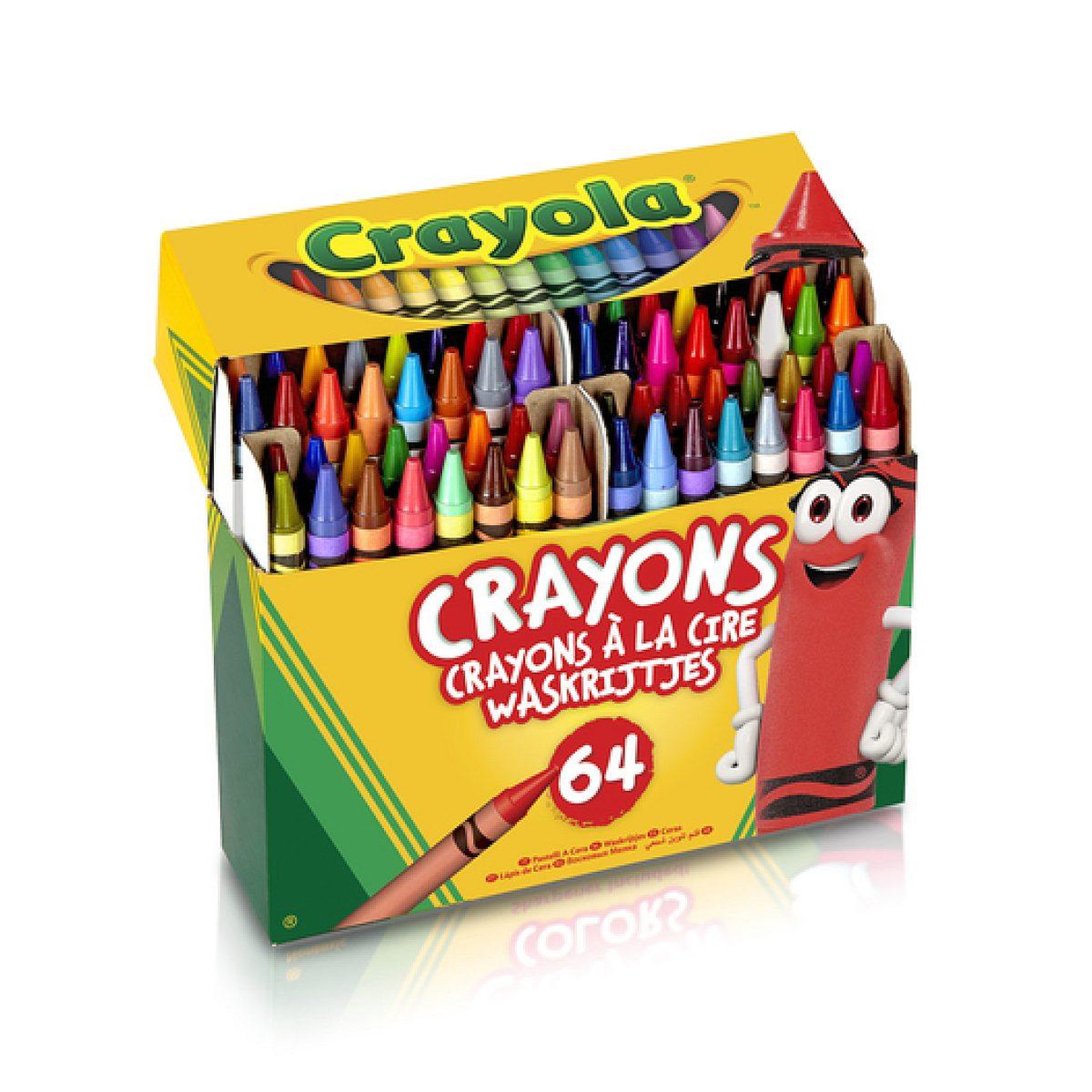 Voir la diapositive 2 : Crayola 64 crayons a la cire