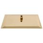 Voir la diapositive 4 : VIDAXL Pomme de douche pluie Acier inoxydable 50x50 cm Carree Dore