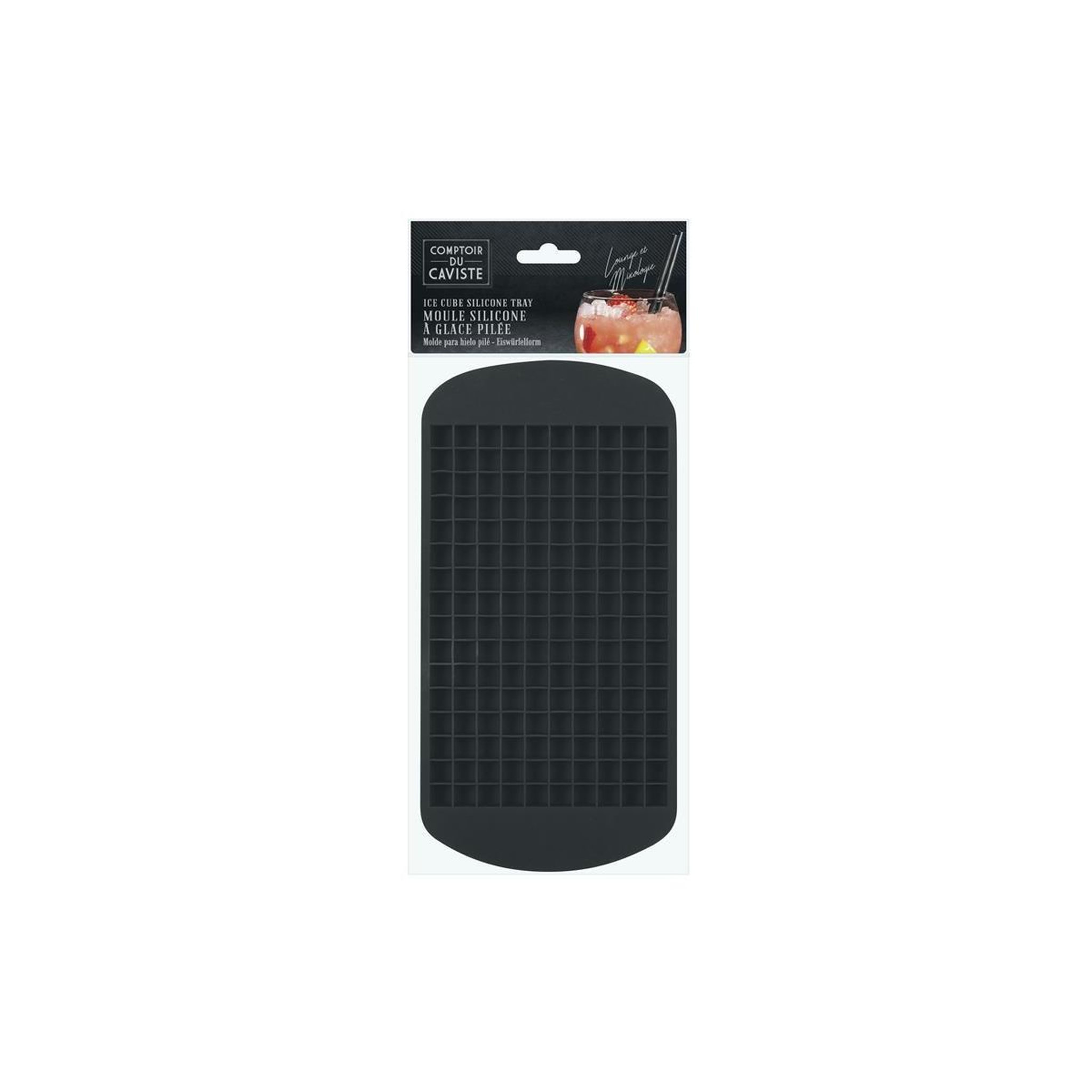 Voir la diapositive 4 : COOK CONCEPT Moule à glace pilée en silicone  caviste  24cm noir