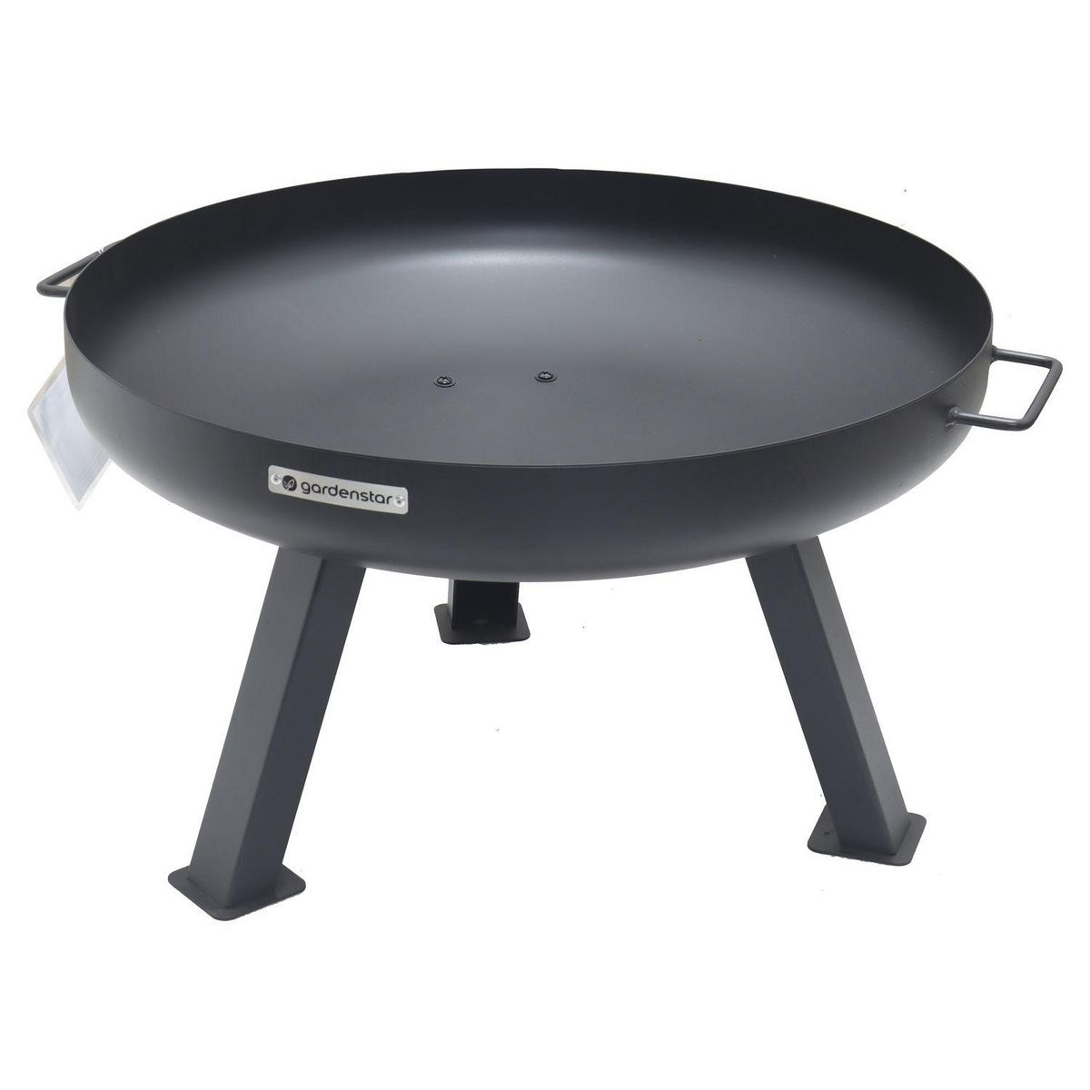 GARDENSTAR Braséro charbon extérieur rond - Acier - D60 x H35,5cm