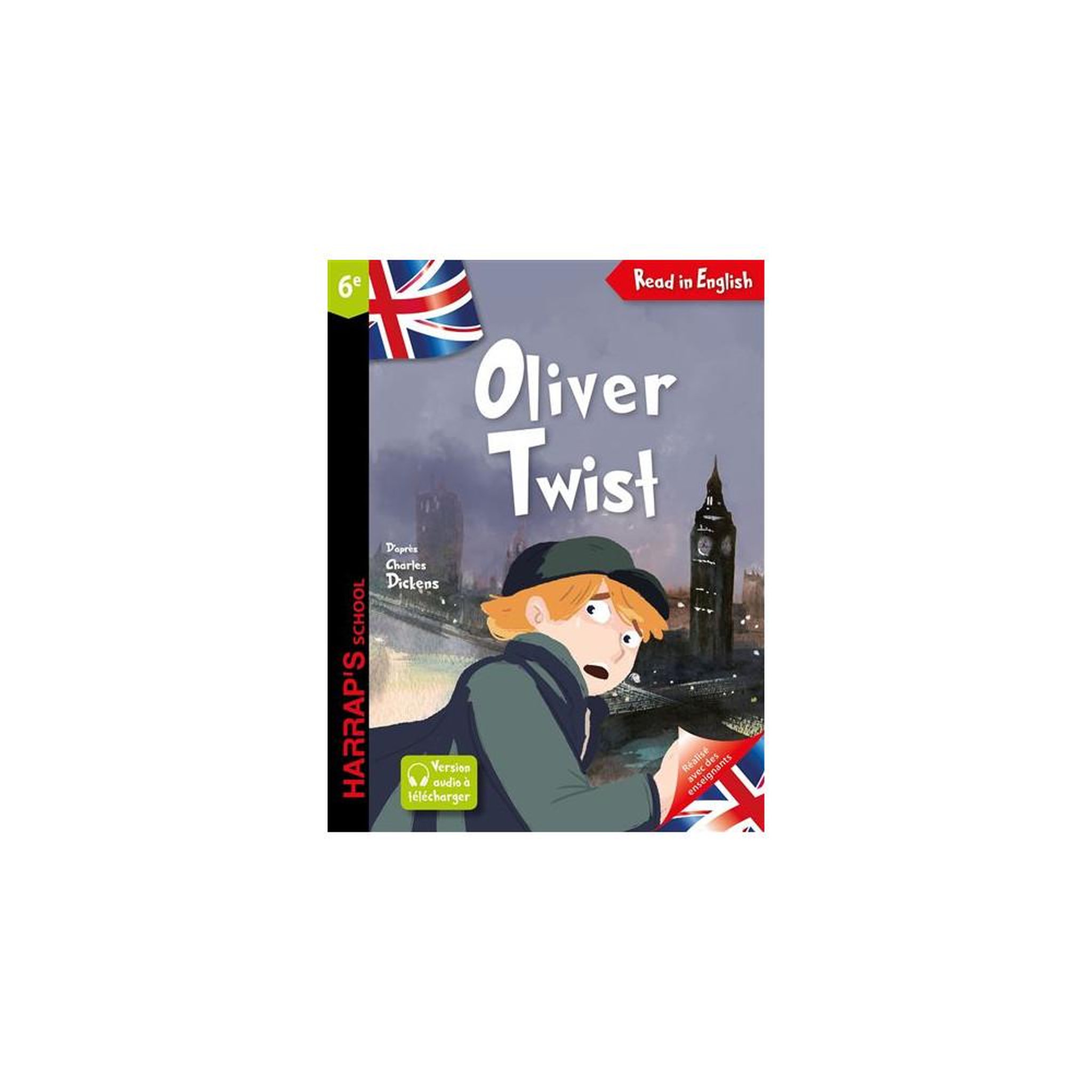 CD de lecture en anglais pour la 6ème : Oliver Twist, texte adapté, notes et lexique (broché)