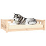 Voir la diapositive 3 : VIDAXL Lit pour chien 105,5x75,5x28 cm bois de pin solide