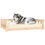 Voir la diapositive 3 : VIDAXL Lit pour chien 105,5x75,5x28 cm bois de pin solide