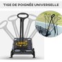 Voir la diapositive 5 : PAWHUT Poussette chien chariot 4 roues pliable avec poignée multidirectionnelle - nombreux équipements - noir gris