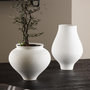Voir la diapositive 2 : Paris Prix Vase Design  Rellis  18cm Blanc