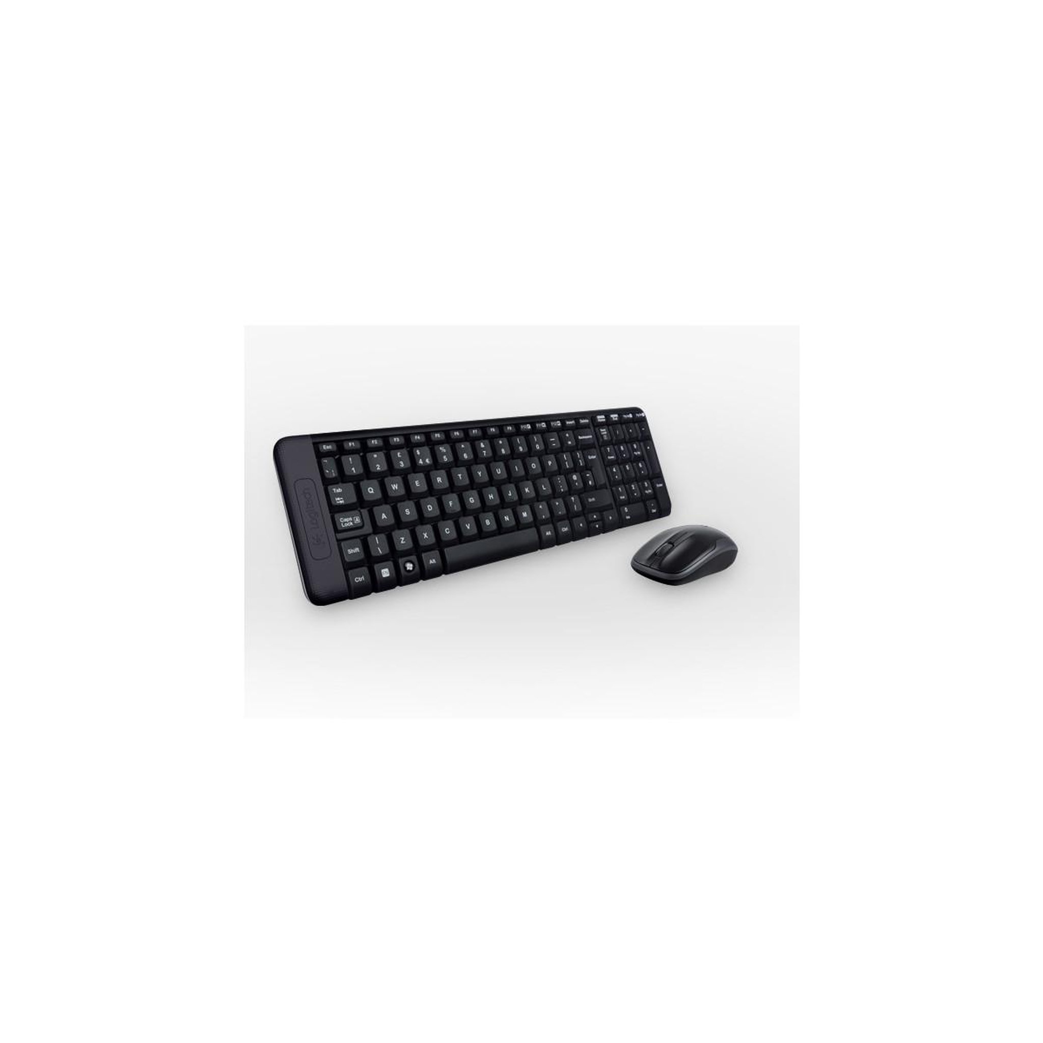 Voir la diapositive 3 : Logitech Logitech wireless combo mk220 clavier souris incluse maison usb portuguais noir
