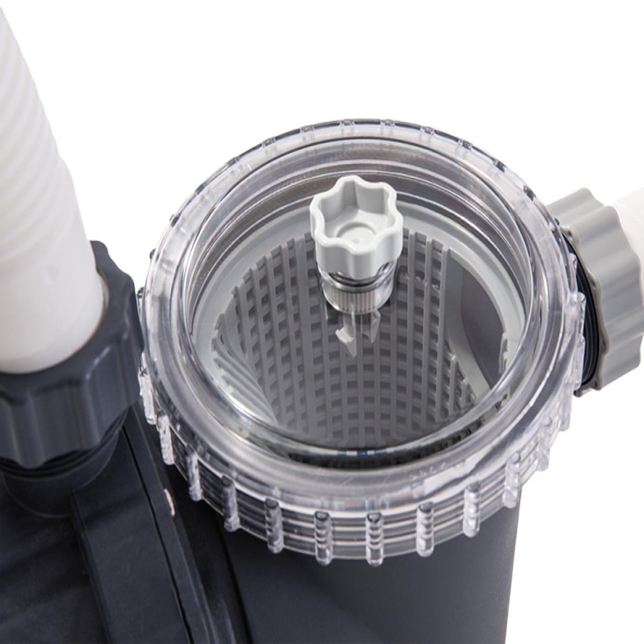 Voir la diapositive 3 : INTEX Combiné groupe de filtration à sable 6 m³/h + stérilisateur au sel QX2100 - Intex