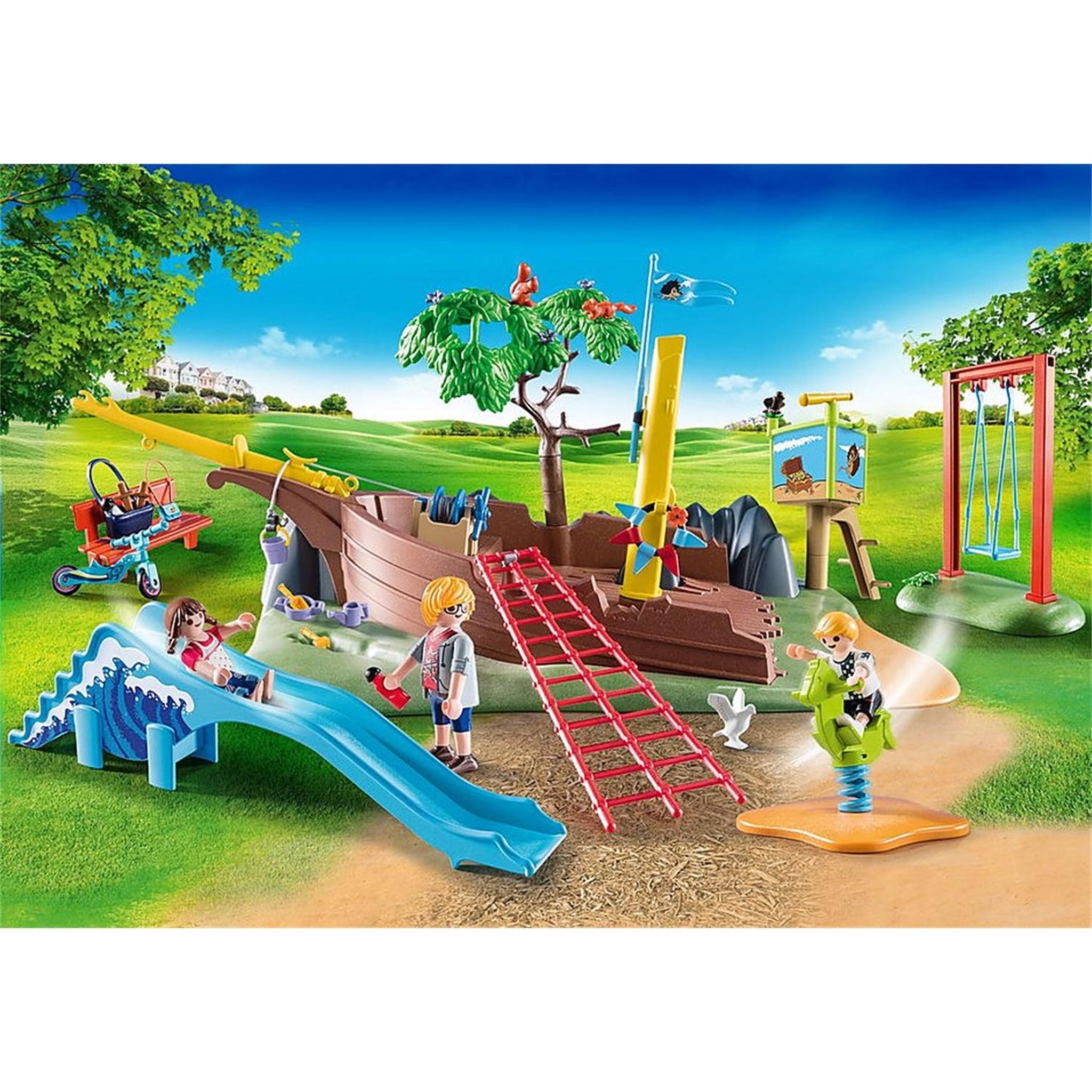 PLAYMOBIL City Life Parc de jeux pour enfants