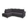 Voir la diapositive 6 : LISA DESIGN Arya - canapé d'angle convertible - avec coffre - 5 places - style contemporain - gauche