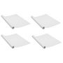 Voir la diapositive 2 : VIDAXL Films autoadhesifs pour portes 4 pcs Bois blanc 210x90 cm PVC