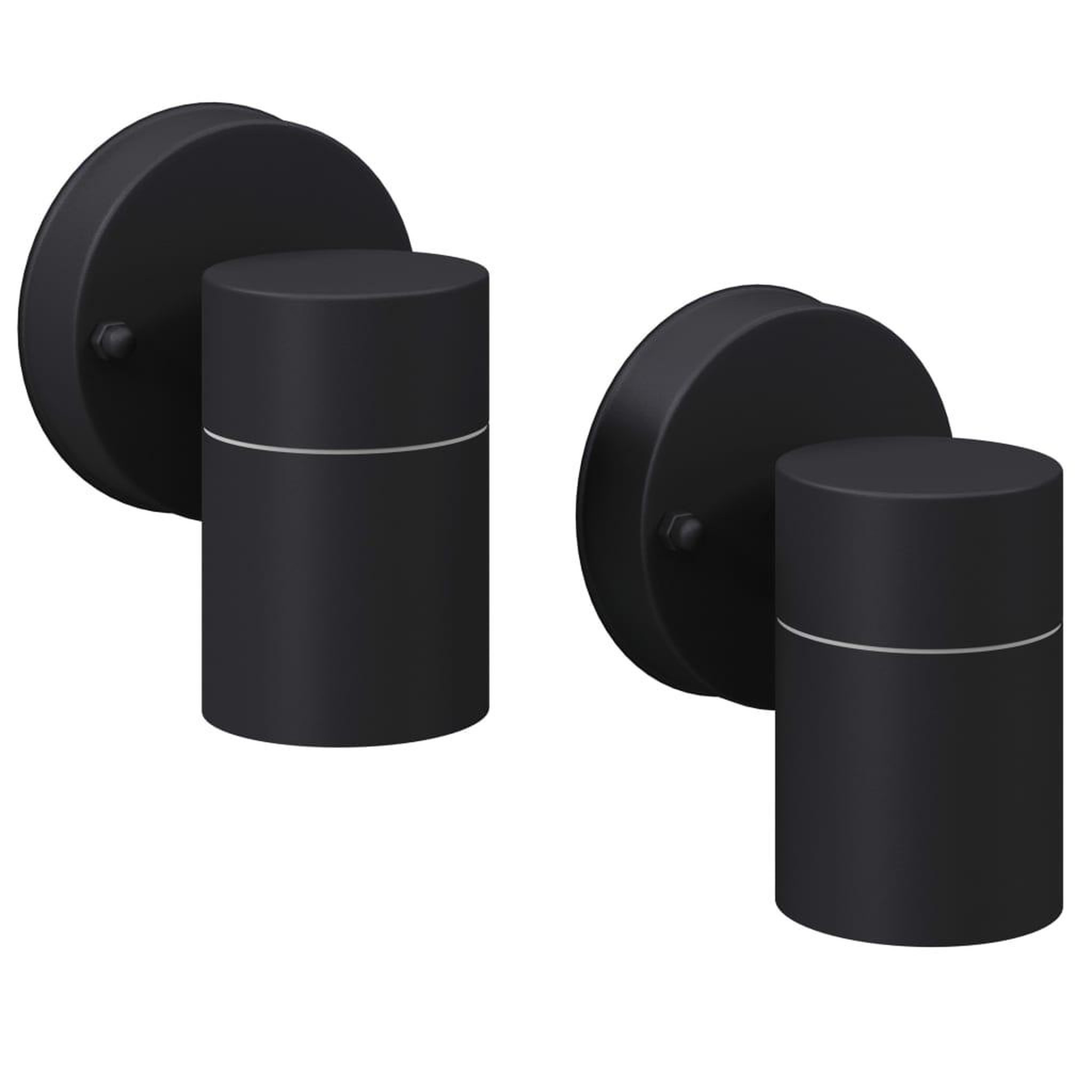 Voir la diapositive 2 : VIDAXL Applique murale LED d'exterieur 2 pcs Acier