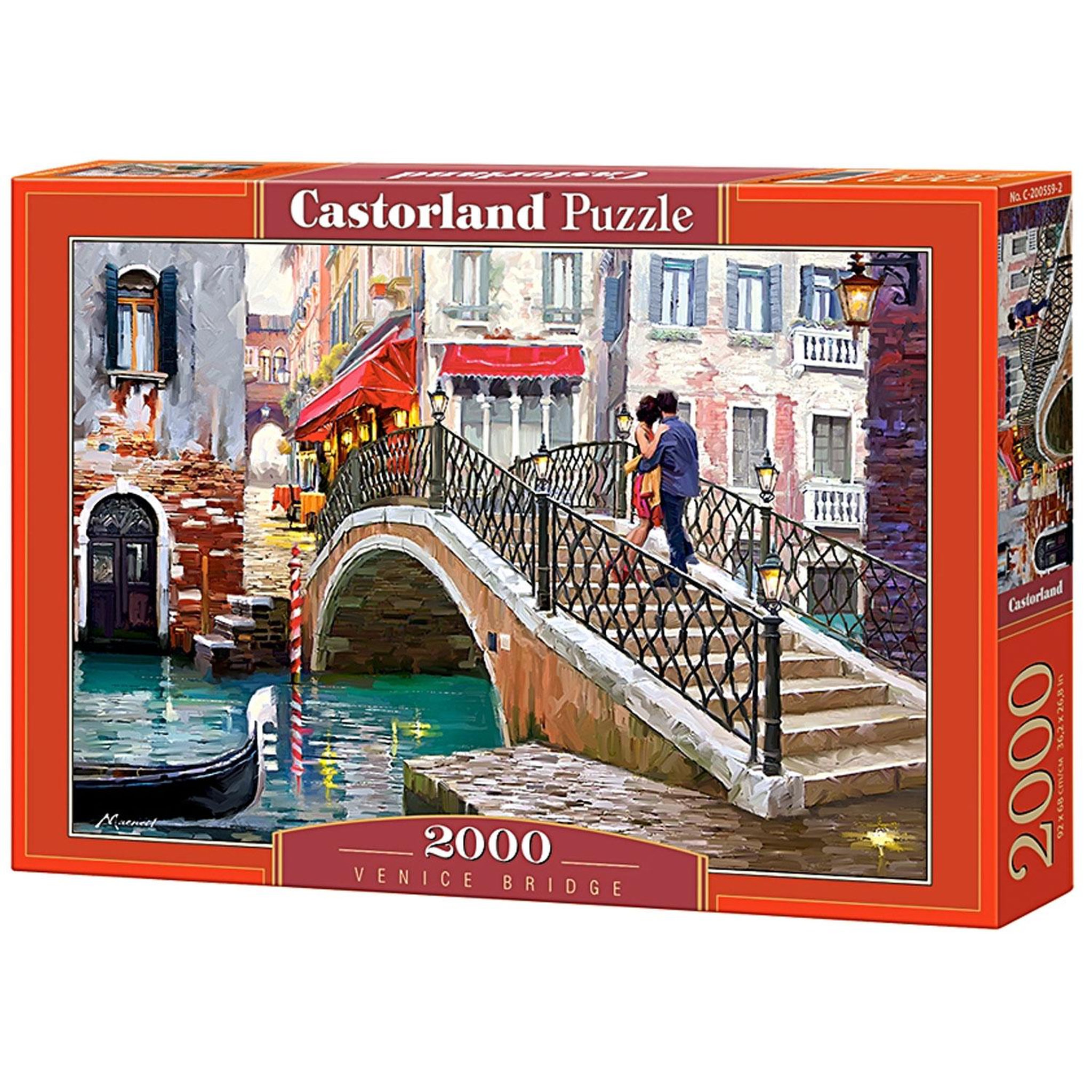 Voir la diapositive 2 : Castorland Puzzle 2000 pièces : pont à venise, italie