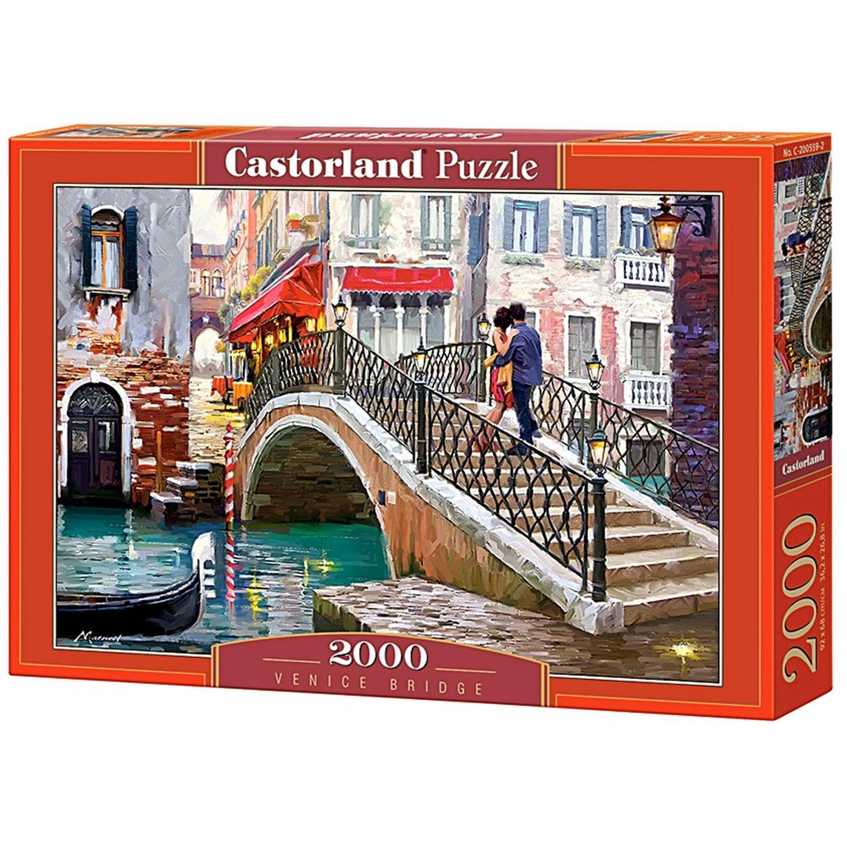Castorland Puzzle 2000 pièces : Pont à Venise, Italie