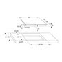 Voir la diapositive 6 : Hisense Table de cuisson vitrocéramique 60cm 3 feux 5700w noir - E6322C
