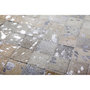 Voir la diapositive 3 : Paris Prix Tapis Patchwork en Cuir  Rocket  Gris & Argent