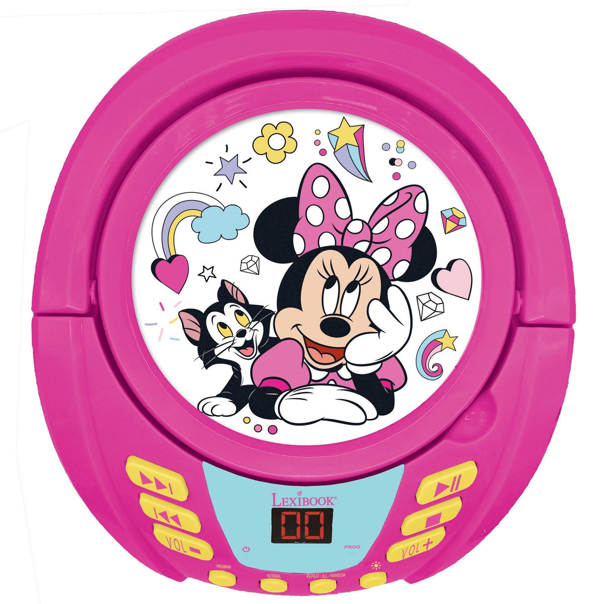 Lexibook Lecteur CD Bluetooth Minnie avec effets lumineux