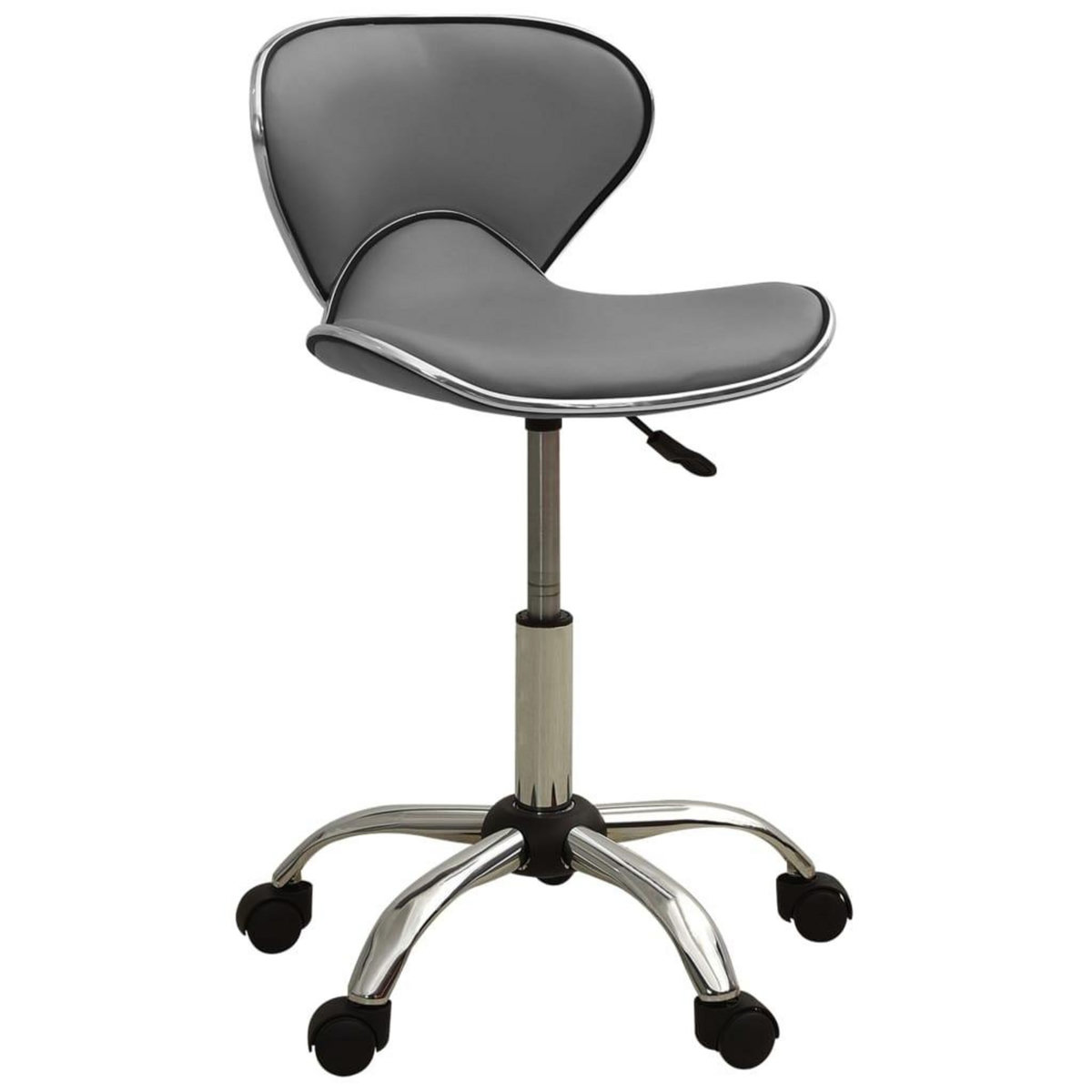 VIDAXL Chaise de bureau Gris Similicuir