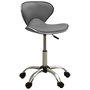 Voir la diapositive 1 : VIDAXL Chaise de bureau Gris Similicuir