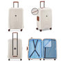 Voir la diapositive 3 : Delsey Valise rigide Moncey 69cm TSA Polypropylène