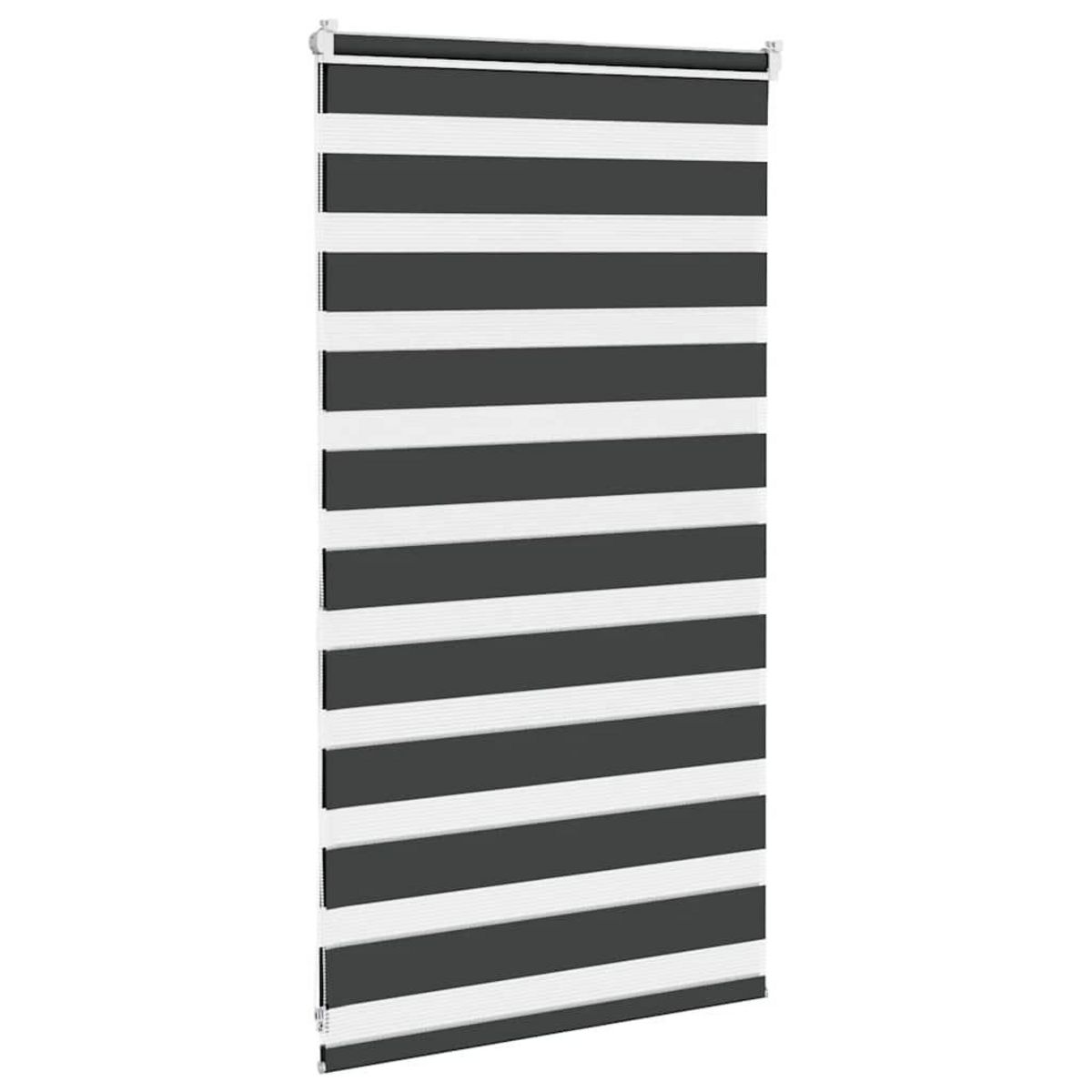 VIDAXL Store zebre noir 70x100 cm largeur du tissu 65,9 cm polyester