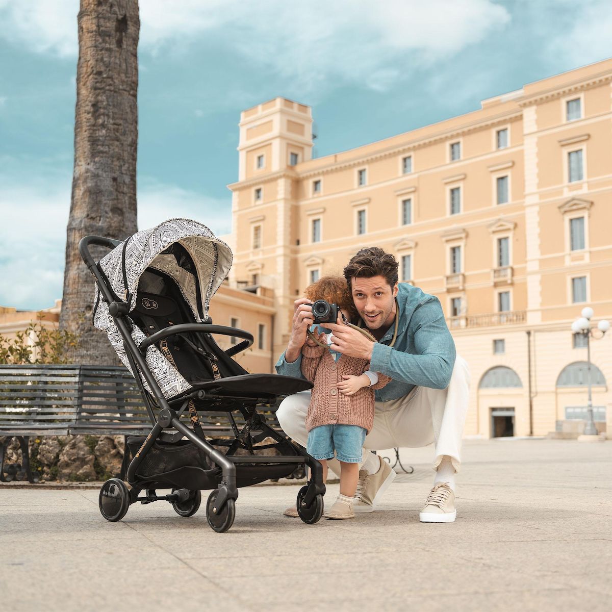 KINDERKRAFT Poussette compacte et facile à plier pour voyages et déplacements